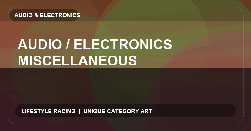 Audio / Electronics Miscellaneous